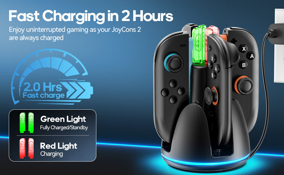 Switch 2 joy-con charger station