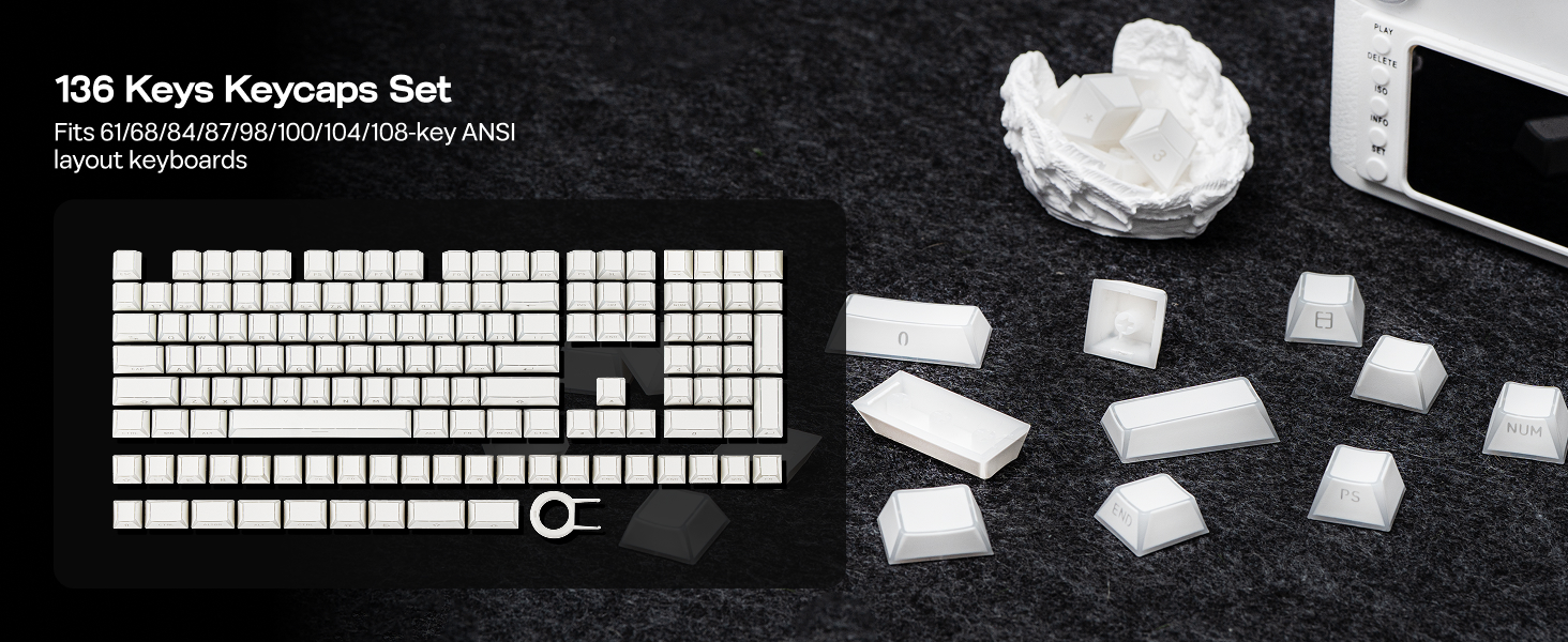 EPOMAKER Phos Keycaps Set