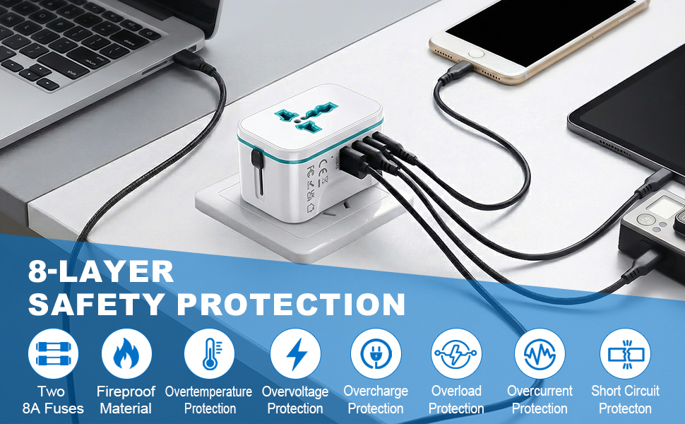 8-layer safety protection