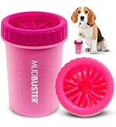 Dexas Pink Medium Dog Paw Cleaner, MudBuster - Premium Quality Pet Supplies and Dog Accessories f...