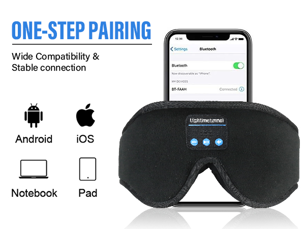 Sleep Headphones Sleep Bluetooth Eye Mask Wireless Sleep Mask Sleep Aid Gift
