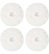 4 Pack Spin Mop Replacement Head for Hurrica, Mopnad, Cassabel and Other 360 Spin Mop Systems, Mi...