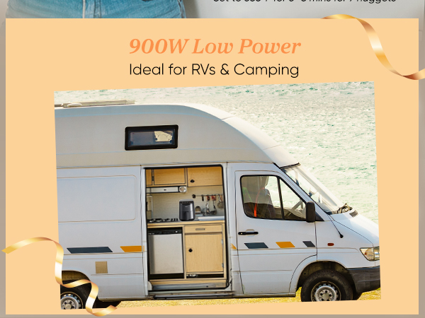 cosori small air fryer Perfect for RVs – Compact and portable for life on the road.