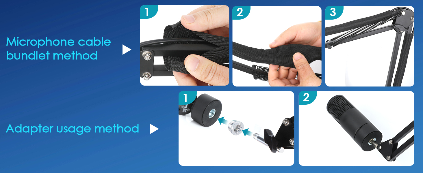 Hyperx SoloCast 2 boom arm SoloCast 2 desk mic stand SoloCast 2 mic arm SoloCast 2