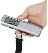 Infood Digital Luggage Scale Battery - Free, Suitcase Weight Scale with Hook &amp; LCD Display for Tr...