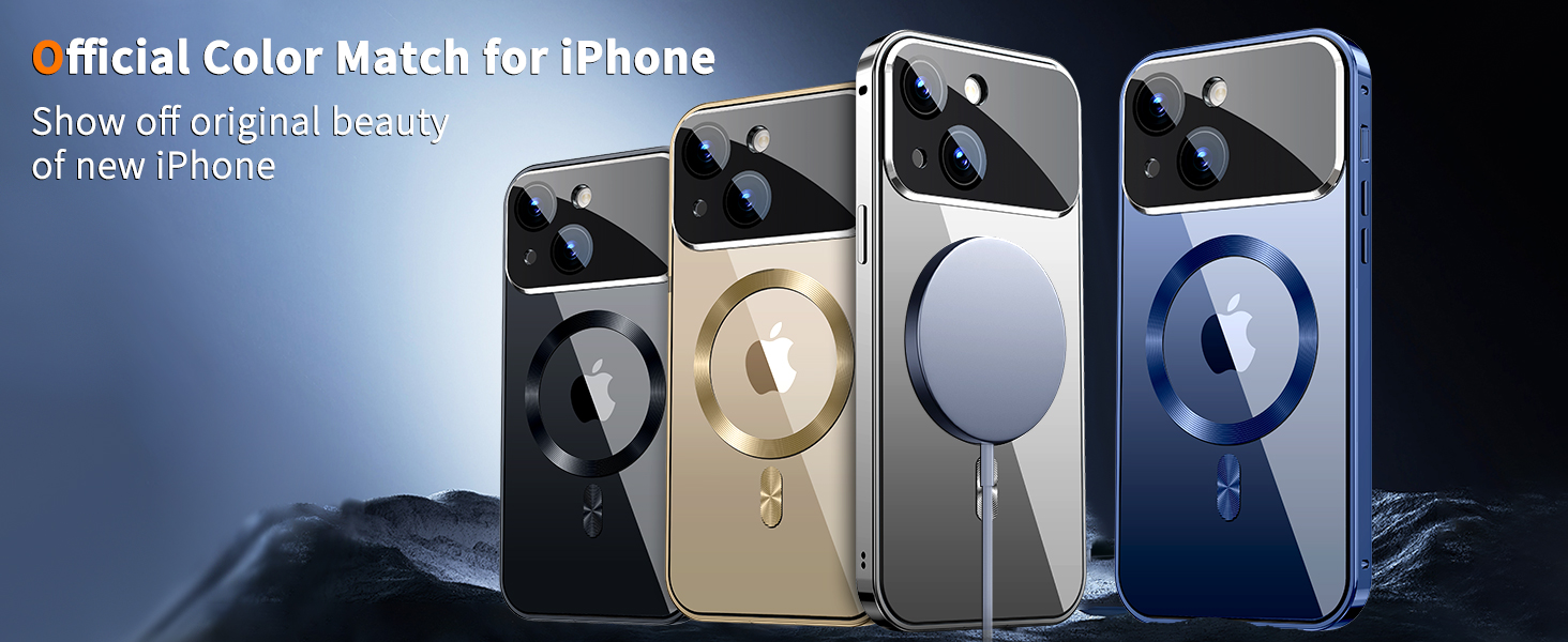 iphone 14 promax phone case magsafe magnetic 360°full body protection with privacy screen