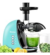 Slow Masticating Juicer,Brecious Cold Press Juicers with 2 Speed Modes &amp; Quiet Motor,Juicers Mach...