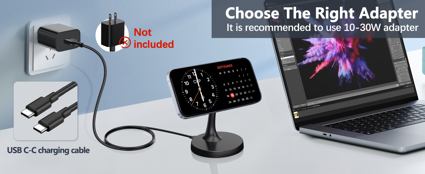 Magnet Wireless Charging Station/Pad