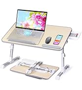 Slendor Laptop Desk Adjustable Laptop Stand Foldable Bed Table Portable Lap Desk Folding Notebook...