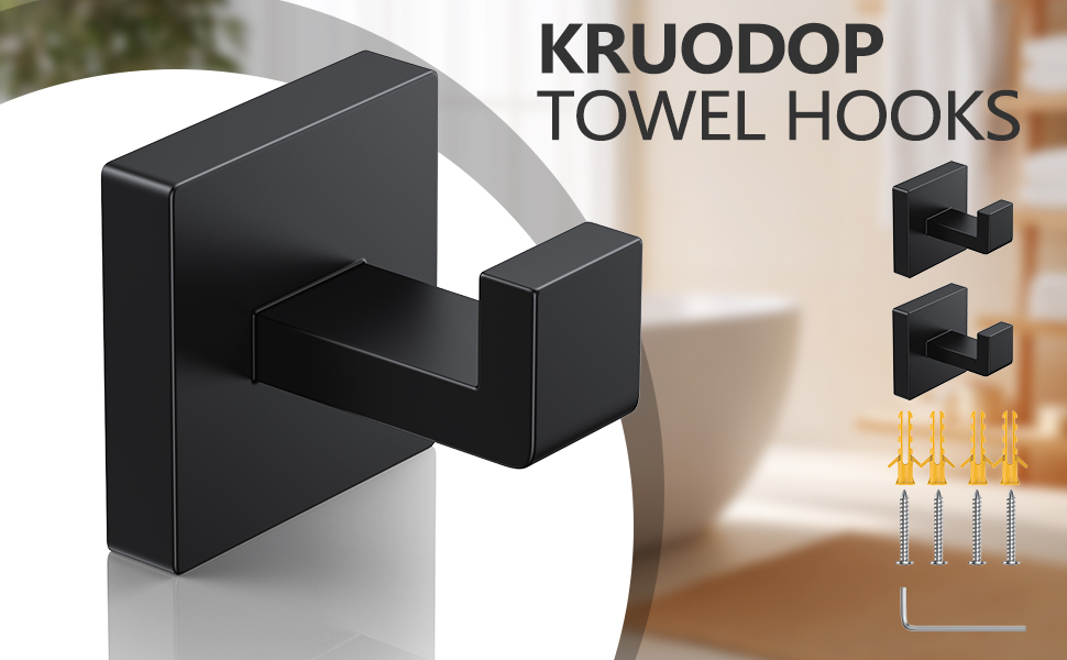 towel hooks for bathrooms