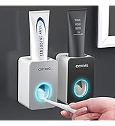 CXYHMG Toothpaste Dispenser, 2 PCS Automatic Toothpaste Squeezer Dispenser for Kids &amp; Family Show...