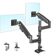 NB North Bayou Dual Monitor Desk Mount Stand Full Motion Swivel Computer Monitor Arm Fits 2 Scree...