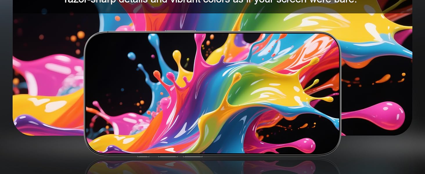 Display quality close to that of the original screen