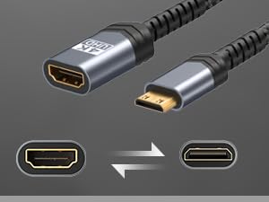 Mini HDMI to HDMI Adapter