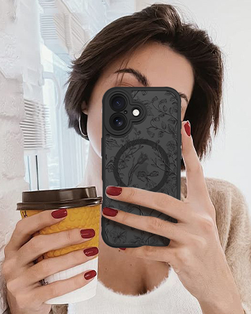 transparent magnetic phone case