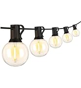 Mlambert 25FT Solar Powered String Lights Outdoor, Waterproof Solar Patio Light String with 10+1 ...