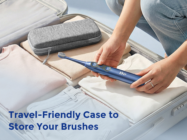 electric toothbrush with water flosser