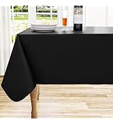 homing Rectangle Vinyl Tablecloth, Waterproof Spillproof Plastic Flannel Backed Table Cloth, Wipe...