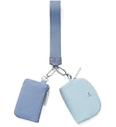 Mum's memory Mini Zip Around Wristlet Wallet for Women Dual Pouch Wristlet Portable Coin Purse Mi...