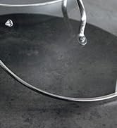 Blue Diamond Hybrid Stainless Steel 12” Wok with Lid, PFAS-Free Non-Stick Ceramic High Wall Stir-...