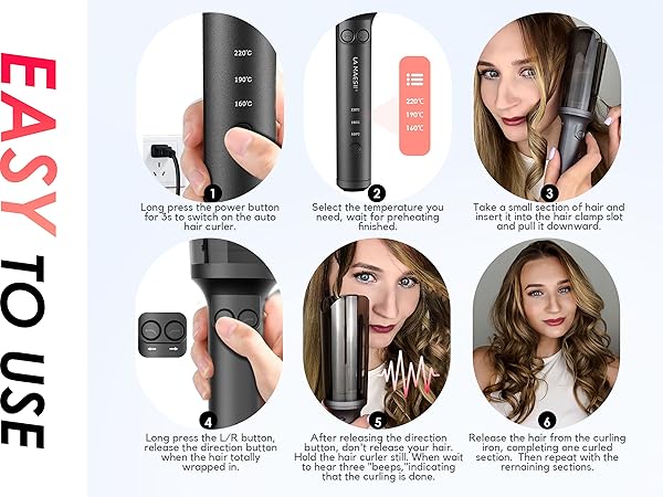 how to use curling iron