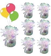 Moretreat balloon weights are perfect for parties, birthdays, weddings. Each pack includes 6PCS d...