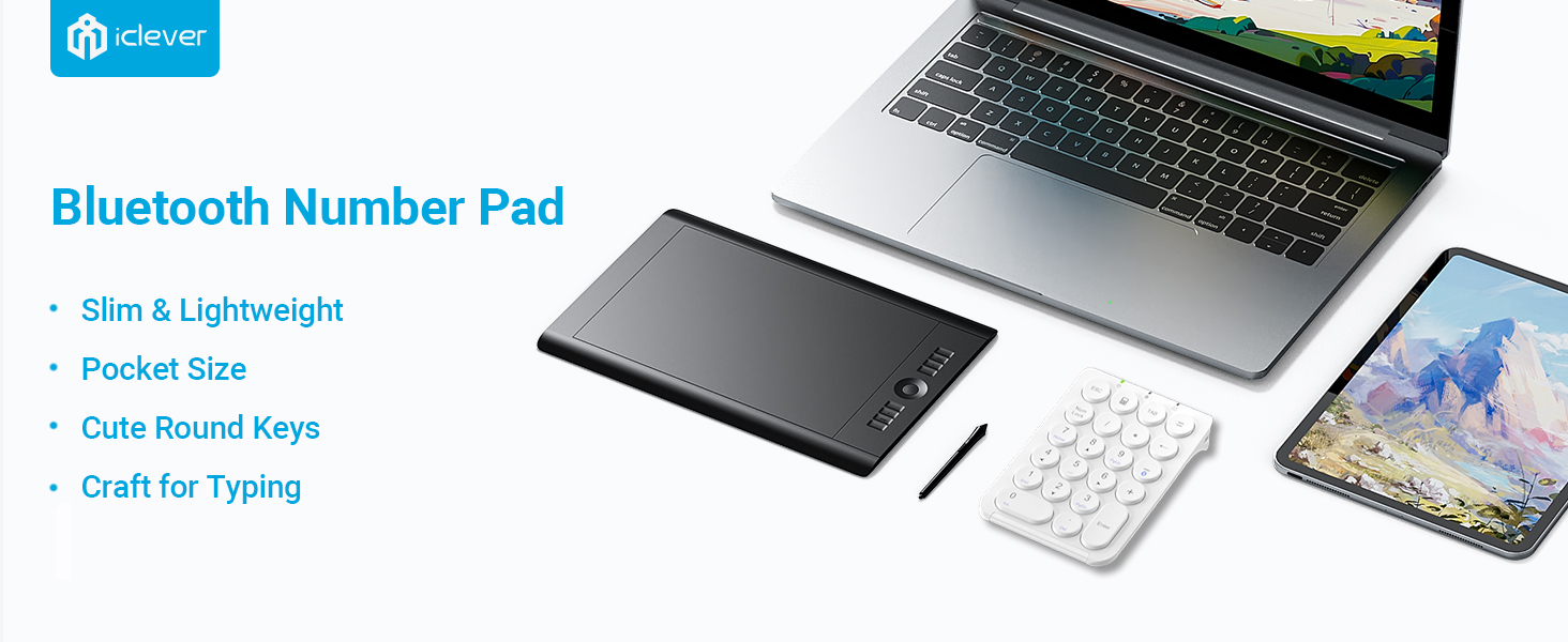 bluetooth number pad