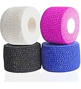 ANAMPION Weightlifting Hook Grip Tape 4 Roll 23ft/Roll Comfortable &amp; Stretchy Athletic Thumb Tape...