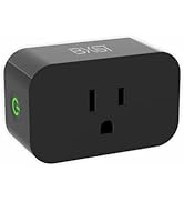BXST WiFi Smart Plug 15A 1800W, Smart Outlet with Timer &amp; Countdown, Voice Control with Alexa &amp; G...