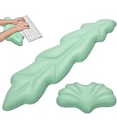 Laokiiy Keyboard Wrist Rest, Ergonomic Design Memory Foam Keyboard Pad, Wrist Pad for Keyboard an...