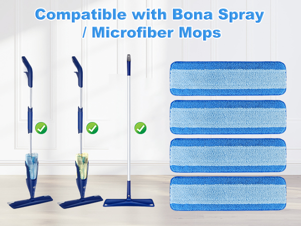bona microfiber mop pads