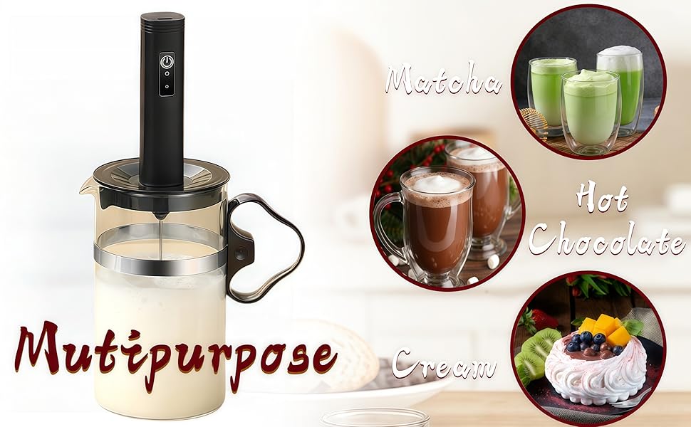 Mini Handheld Milk Frother Wand