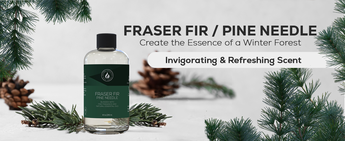 holiday scent home essentials winter forest frasier fir refreshing relaxing home decor living room