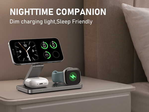 3 in 1 wireless charging station