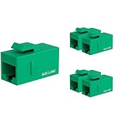 iwillink RJ45 Cat6 Keystone Coupler 5-Pack, Female to Female Cat6 Keystone Jack, UTP Keystone Cou...