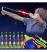 SHCKE Rocket Launcher for Kids,6 Foam Rockets and Launcher Pad, Slingshot Flying Toys,Launch up t...