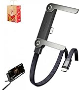 Invisible Holder Charger Cable, 240W Super Fast Charging with Stand, Built-in Phone Support Fast ...