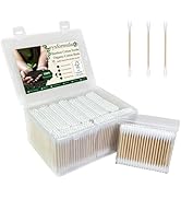 Eyxformula 1000 Count Organic Cotton Swabs, FSC Certified, Biodegradable, Double-Tips - Stronger ...