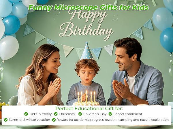 kids microscope for boys girls for birthday