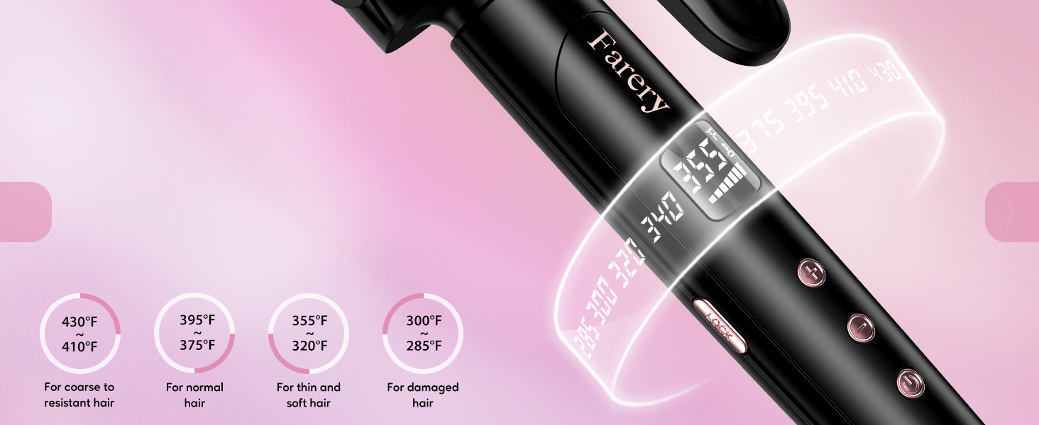 farery large barrel curling iron