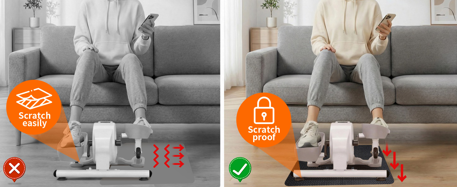 Non-Slip Workout Mat for Ellipse Leg Exerciser