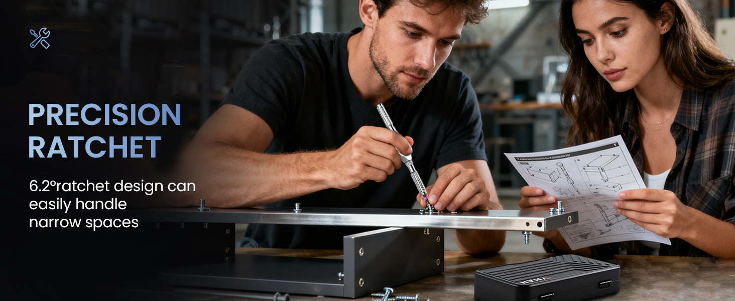 VMAN ratchet screwdriver set