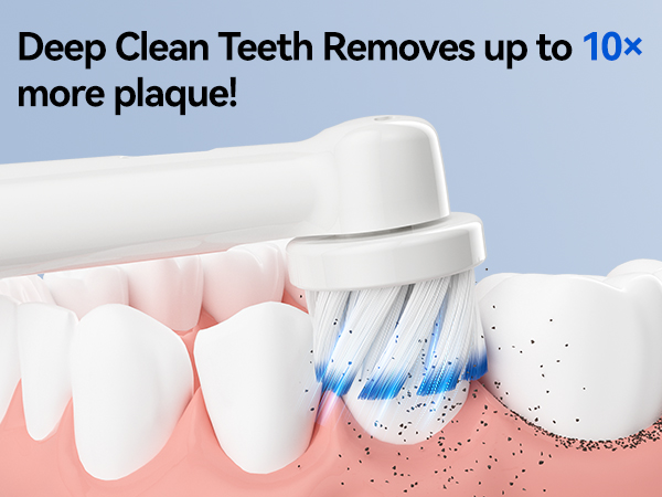 electric toothbrush with round head