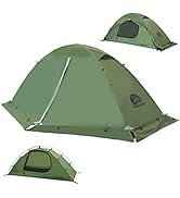 1/2 Person Backpacking Tent for 4-Season - Winter Waterproof Tent for One Person, Lightweight Cam...
