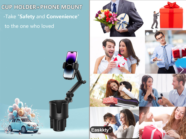 Present of cup holder phone holder for your car