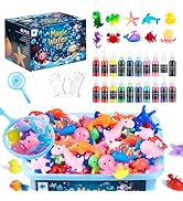 TMOL Magic Water Elf Toy Kit - 65ml Aqua Fairy Water Gel Kit for Kids with 20 Magic Gel &amp; 10 Mold...