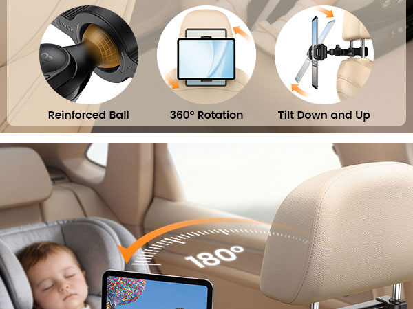 car tablet mount for back seat