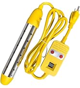 KVNTOOLS Portable Water Heater – 1500W Immersion Heater for Bathtub, Bucket, Hot Tub, and Mini In...