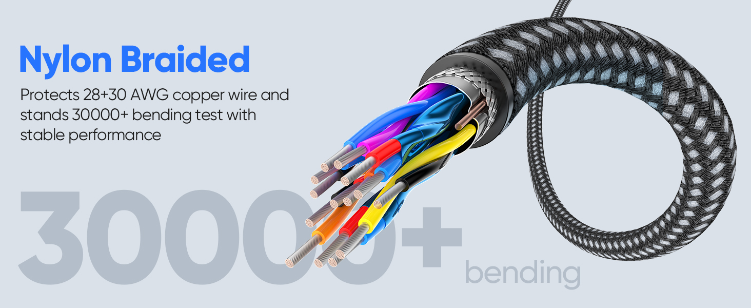 flat usb c cable