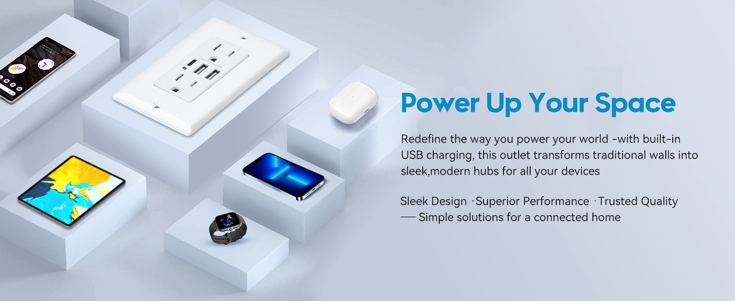 usb outlets receptacles